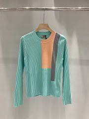 fendi ff knit top|fendi light blue viscose.